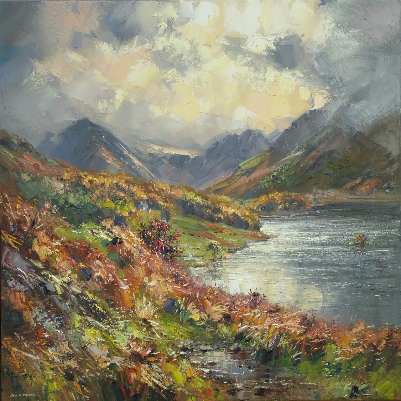 Rex Preston - sunlight after the rain, crummock water